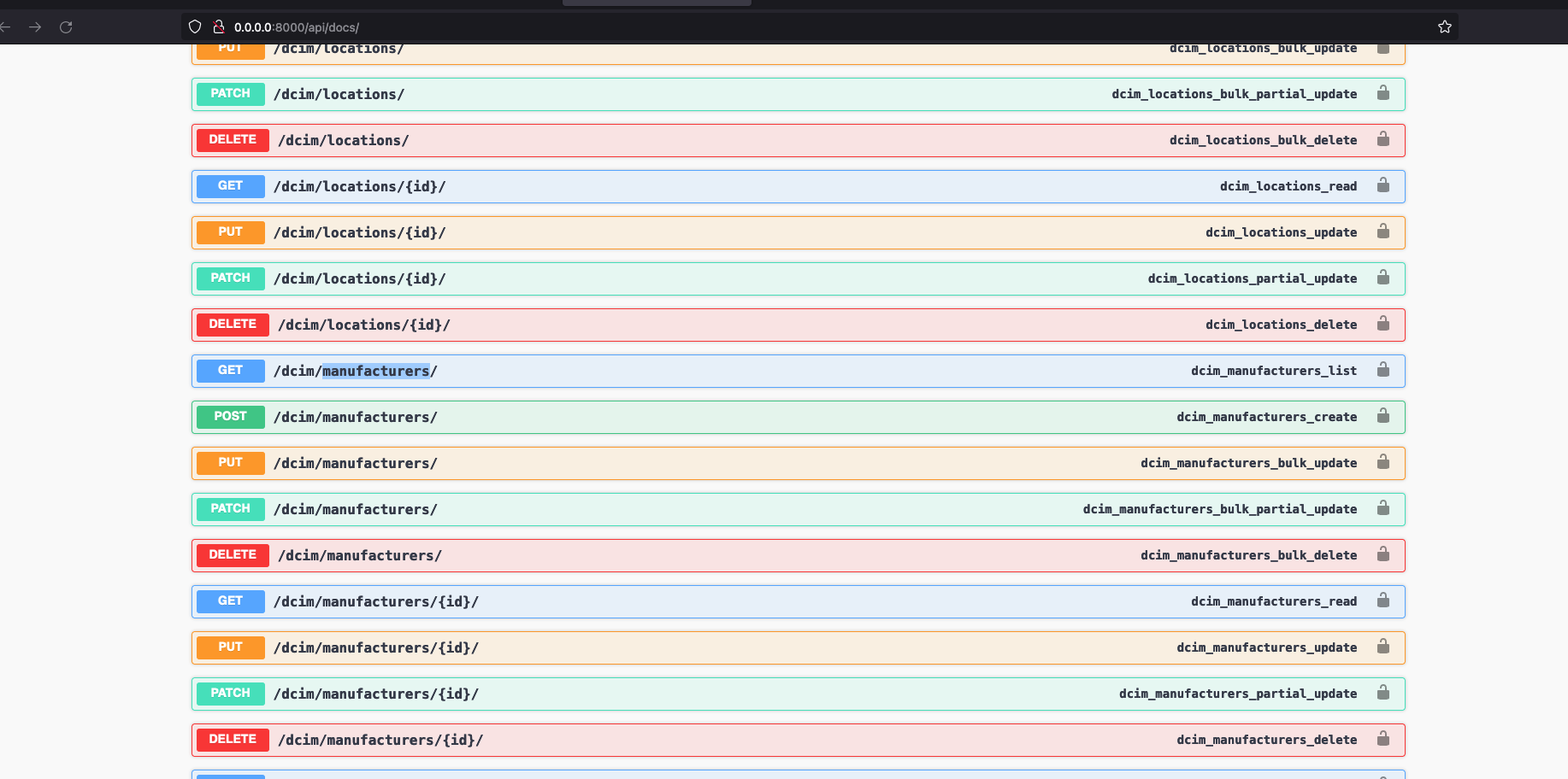 manufacturers /posts/docker-netbox-and-api/images/manufacturers.png